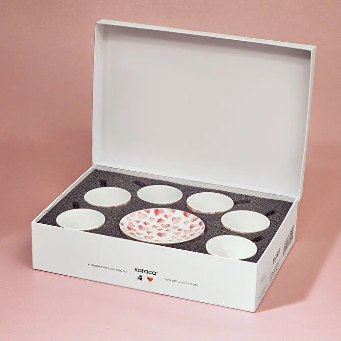 Karaca Pinky 6 Kişilik Kahve Fincan Takımı 80 ml