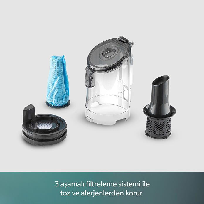 Homend Dustroyer  1272H 2 in 1 Kablolu Dikey Süpürge Siyah