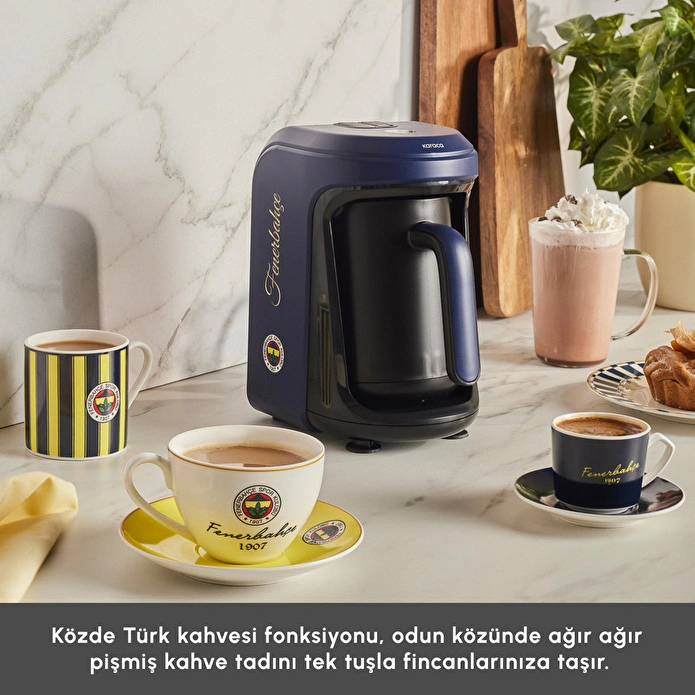 Karaca x Fenerbahçe Hatır Hüps Marş Söyleyen Sütlü Türk Kahve Makinesi