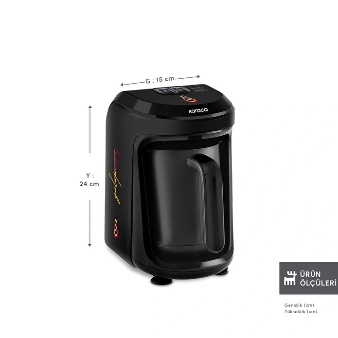 Karaca x Galatasaray Lisanslı Hatır Hüps Marş Söyleyen Sütlü Türk Kahve Makinesi