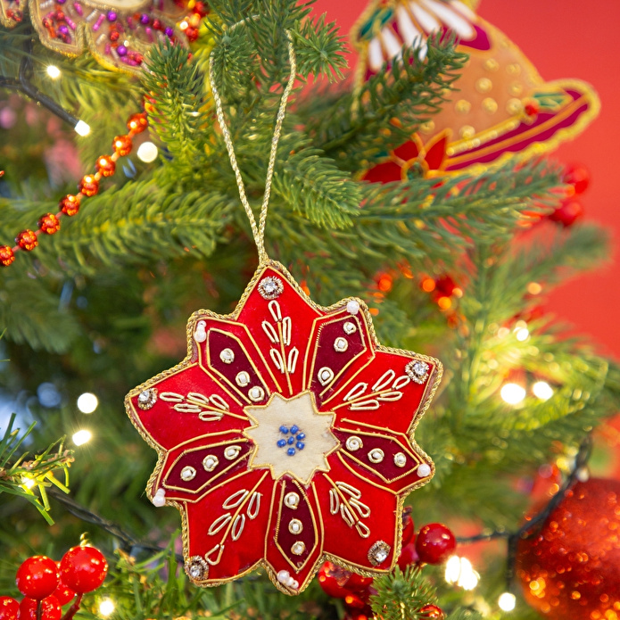 BM NATALE NAKIŞLI YILDIZ SÜS