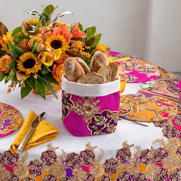 Baci Milano Vesti La Tavola Cachemire Ekmek Sepeti