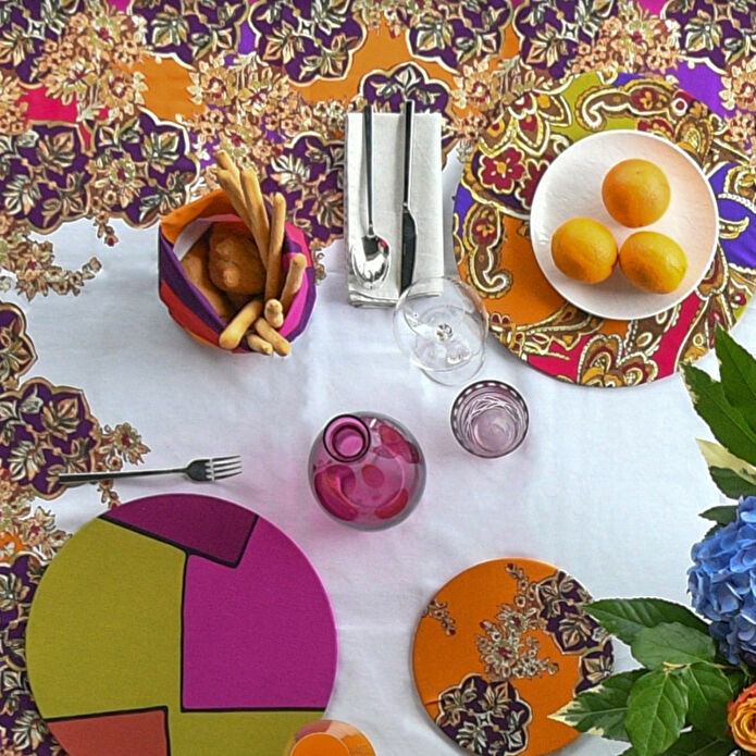 BM VESTI LA TAVOLA CACHEMİRE EKMEK SEPETİ