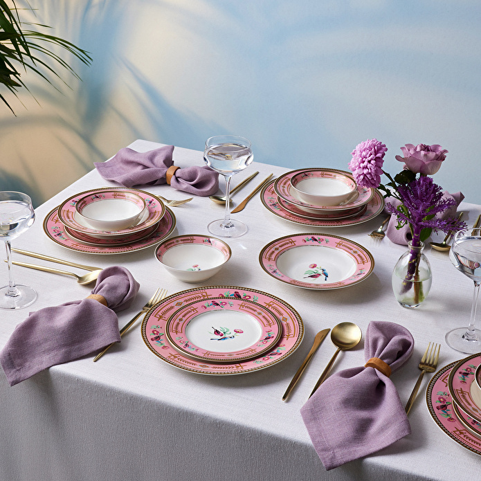 Karaca Forever Bone Calista 24 Parça 6 Kişilik Yemek Takımı