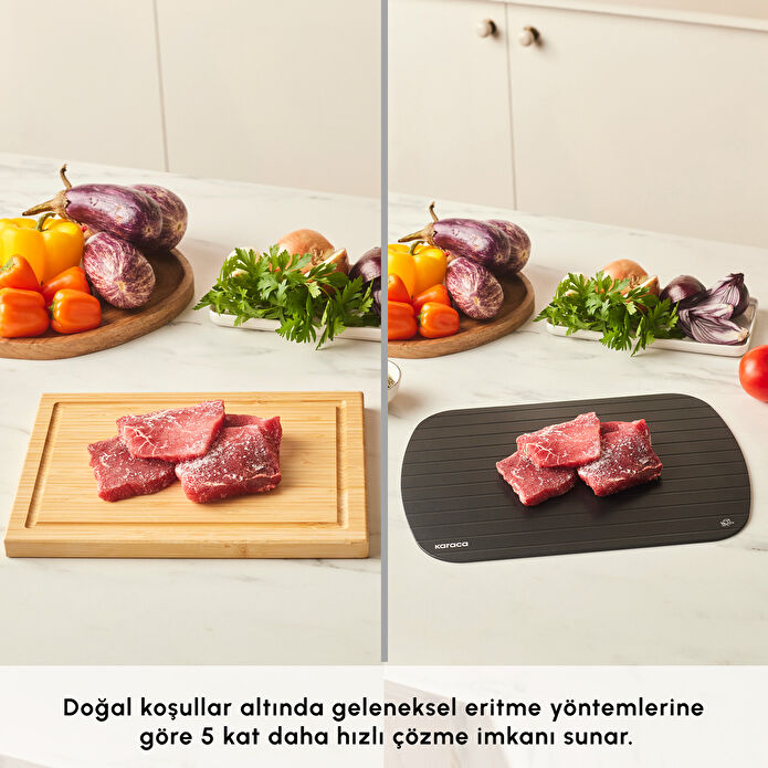 Karaca Mutfaksever Defrozlu Kesme Tahtası ve Buz Çözme Tepsisi