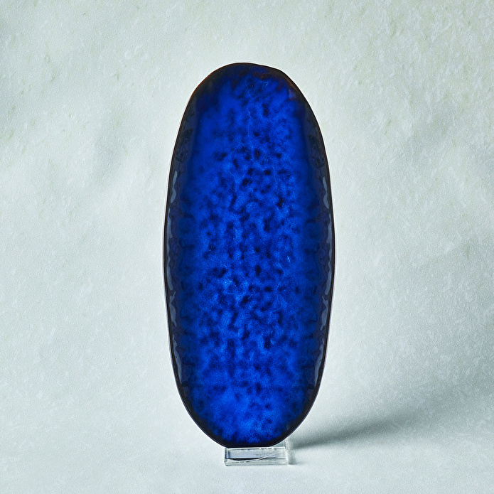 Karaca Nebula Blue Kayık Tabak 29,5 cm