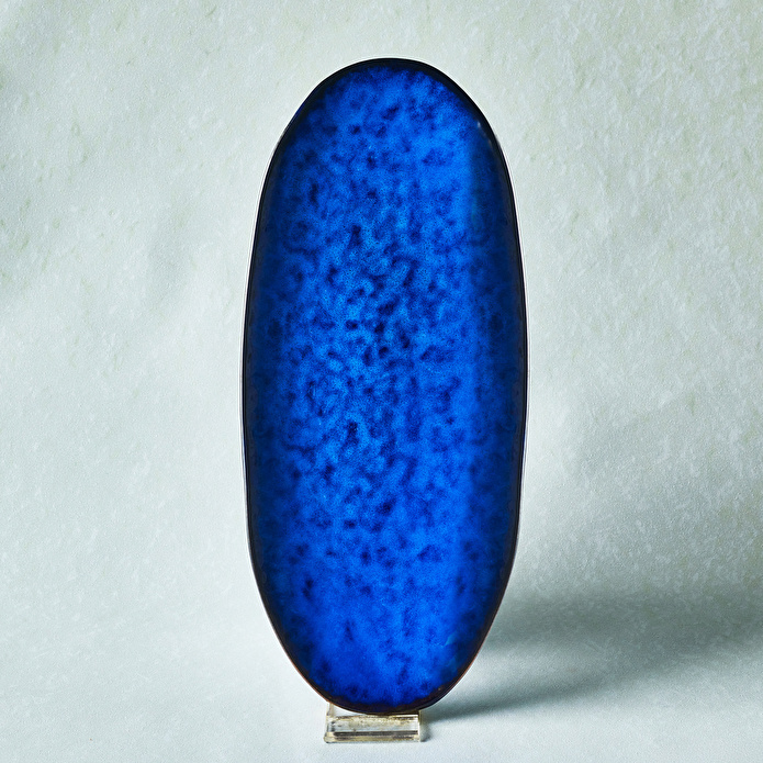 Karaca Nebula Blue Kayık Tabak 33 cm