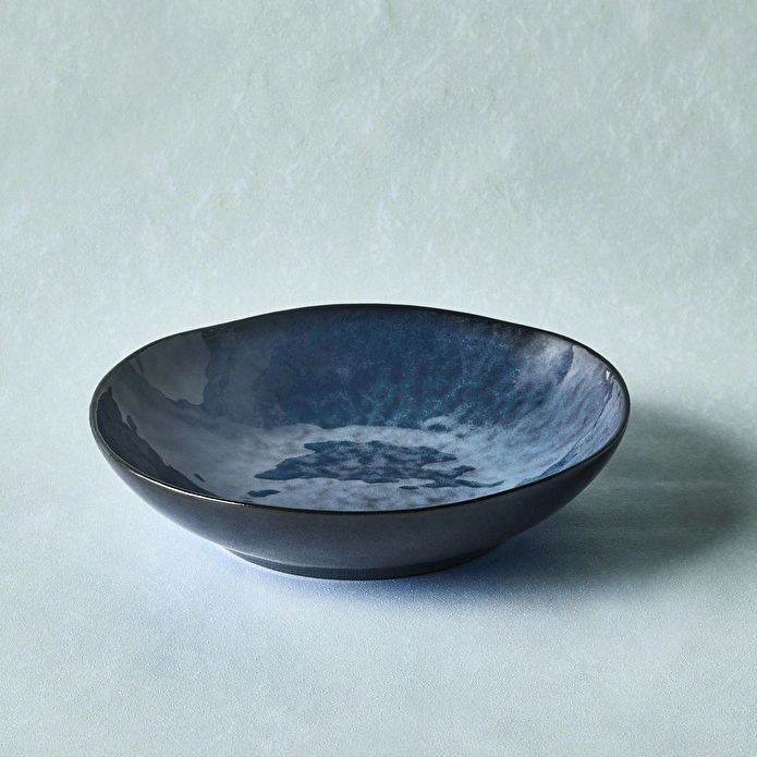 Karaca Nebula Blue Çukur Tabak 22,5 cm