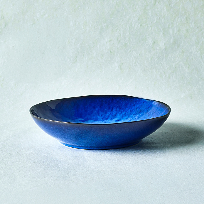 Karaca Nebula Blue Çukur Tabak 22,5 cm