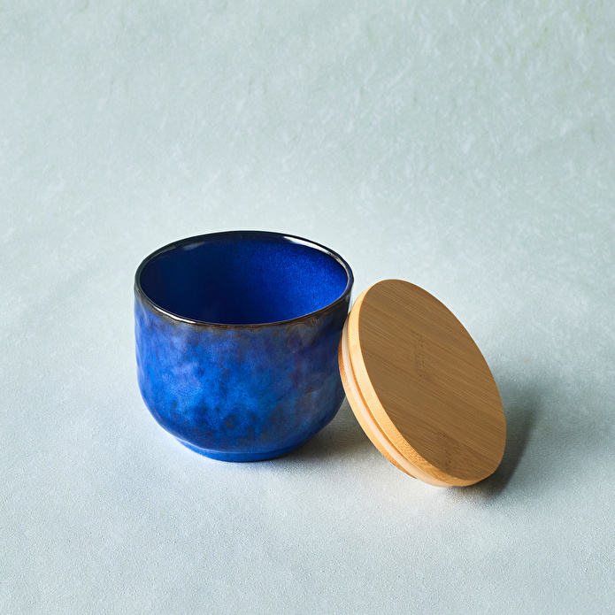 Karaca Nebula Blue Saklama Kabı 8 cm