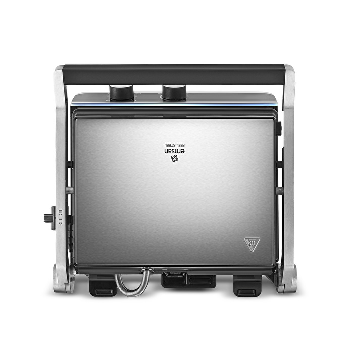Emsan Nova Grill 6 Dilim Kapasiteli Inox Gövdeli Zaman Ayarlı Izgara ve Tost Makinesi 2000W