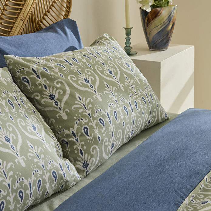 Sarah Anderson Aderra Çift Kişilik Nevresim Takımı Mint