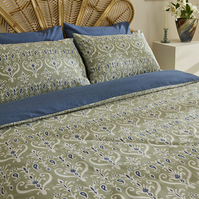 Sarah Anderson Aderra Çift Kişilik Nevresim Takımı Mint