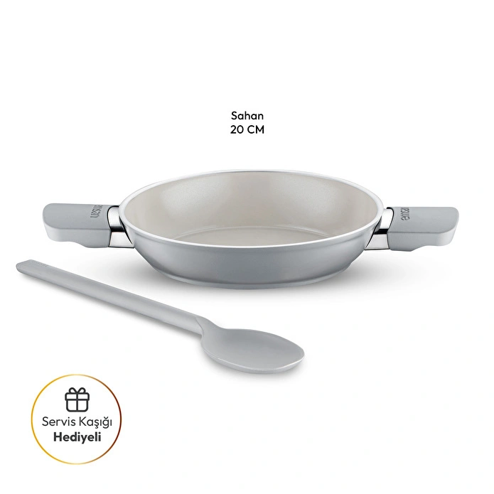 Emsan Swiss Cyrstal RS Sahan Gri 20 cm