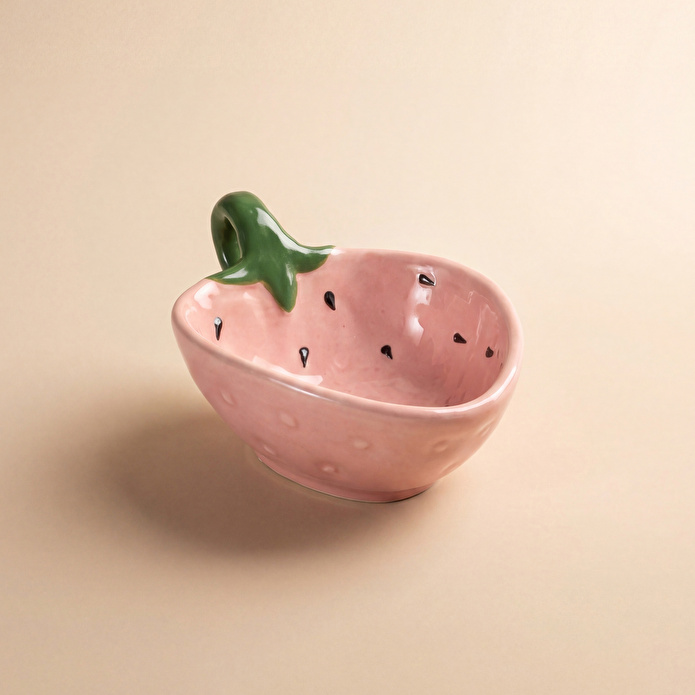Karaca Strawberry Çerezlik 14 cm Pembe