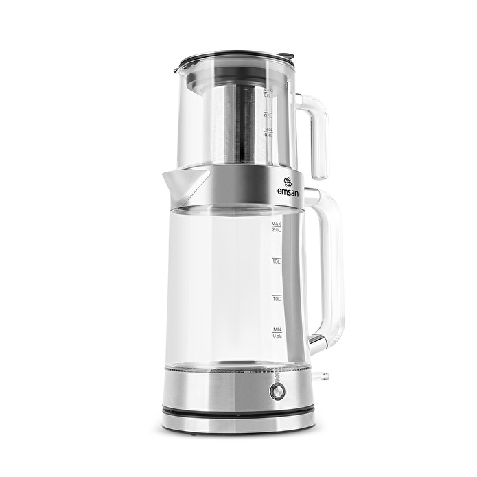 Emsan Feel Steel XL Cam Çay Makinesi