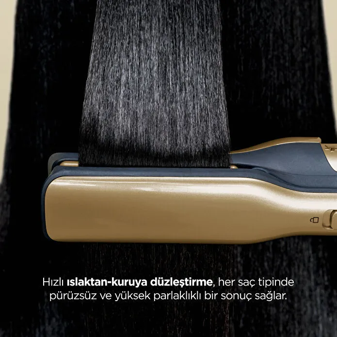 Shark Glam 5 Başlıklı Düz,Dalgalı ve Bukleli Çok Amaçlı Saç Şekillendirici - Gold