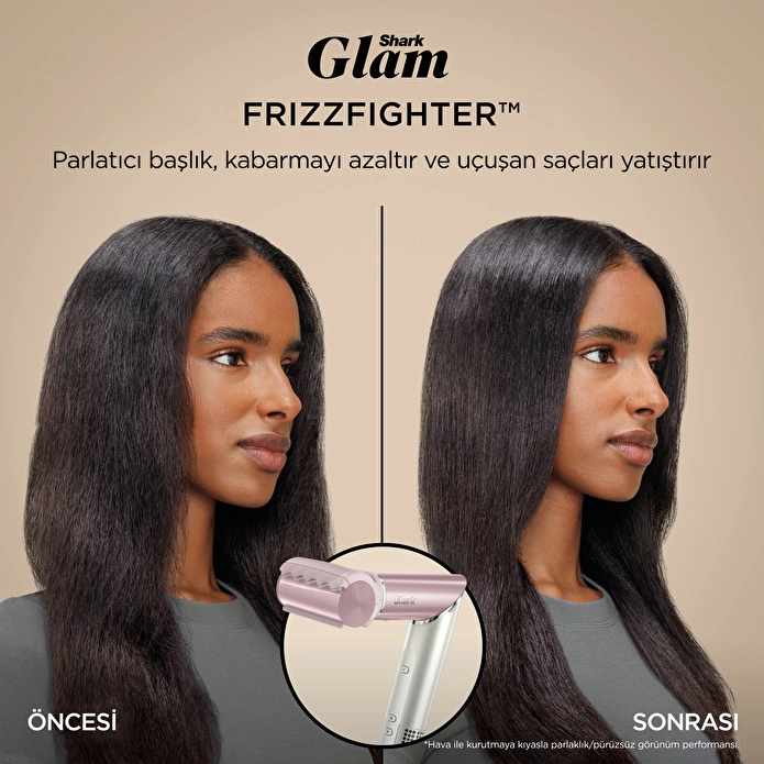 Shark Glam 5 Başlıklı Düz,Dalgalı ve Bukleli Çok Amaçlı Saç Şekillendirici - Pembe