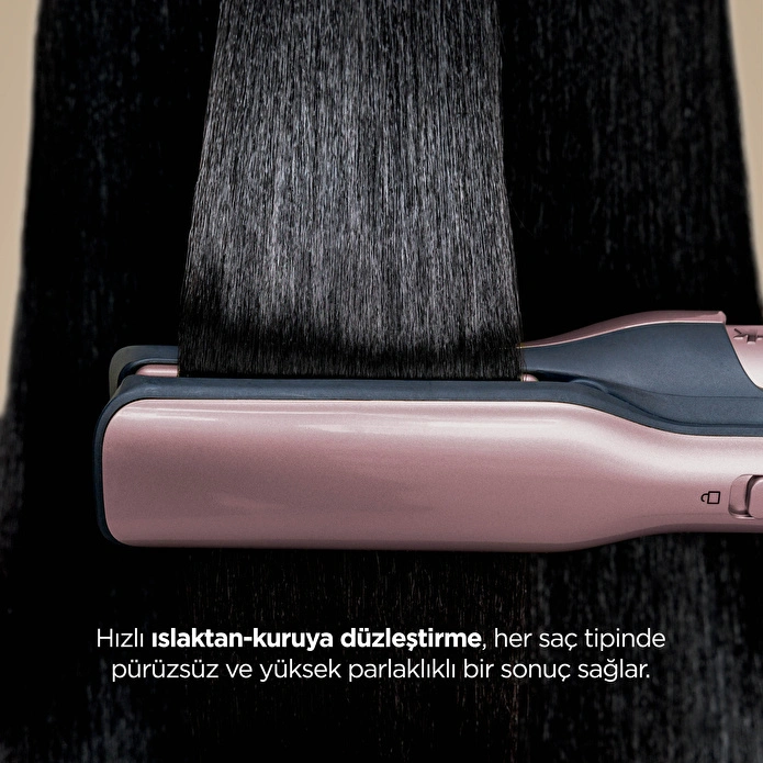 Shark Glam 5 Başlıklı Düz,Dalgalı ve Bukleli Çok Amaçlı Saç Şekillendirici - Pembe