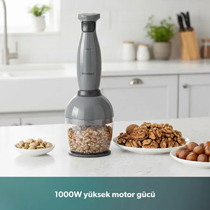 Homend Handmaid 1967H Blender Set Antrasit Siyah