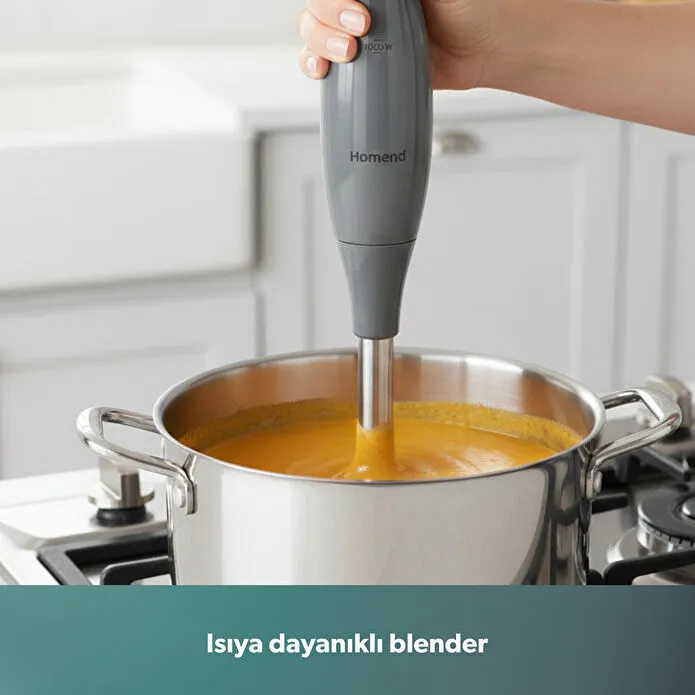 Homend Handmaid 1967H Blender Set Antrasit Siyah