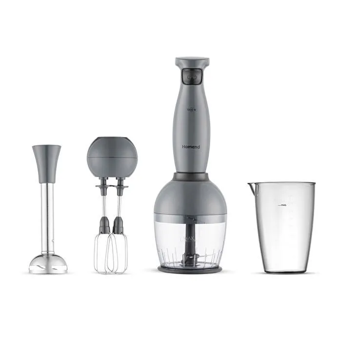 Homend Handmaid 1967H Blender Set Antrasit Siyah
