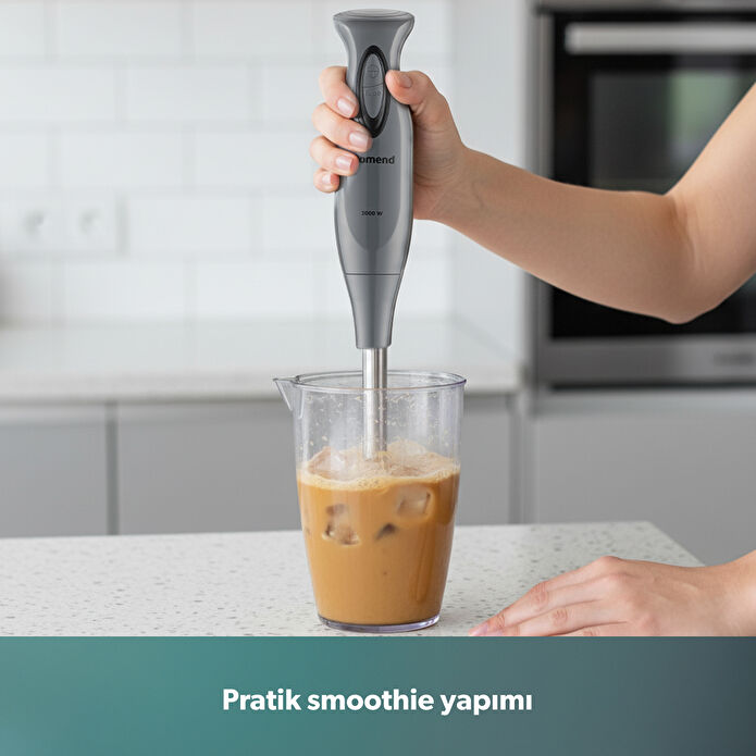 Homend Functionall 2851H Mutfak Robotu Antrasit Siyah