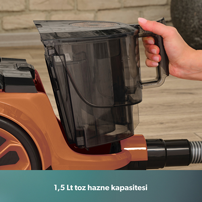 Homend Dustroyer 1255H Yatay Süpürge Bakır