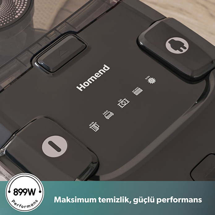 Homend Dustroyer 1255H Toz Torbasız Elektrikli Süpürge Lila