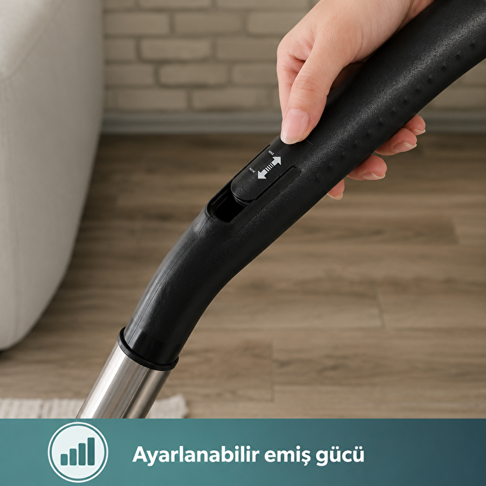 Homend Dustroyer 1255H Yatay Süpürge Siyah