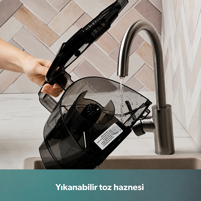 Homend Dustroyer 1255H Yatay Süpürge Siyah