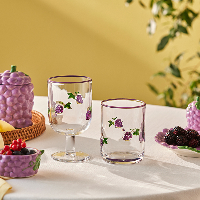 Karaca Grape Kadeh 390 ml Mor