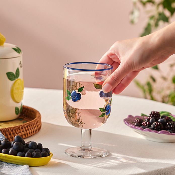 Karaca Blueberry Kadeh 390 ml Mor