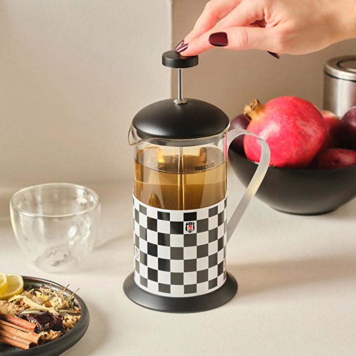 Karaca x Beşiktaş French Press 600 Ml
