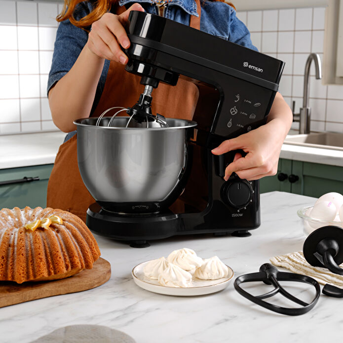 Emsan Maestrochef Stella Hamur Yoğurma Makinesi Black 1500W 5L