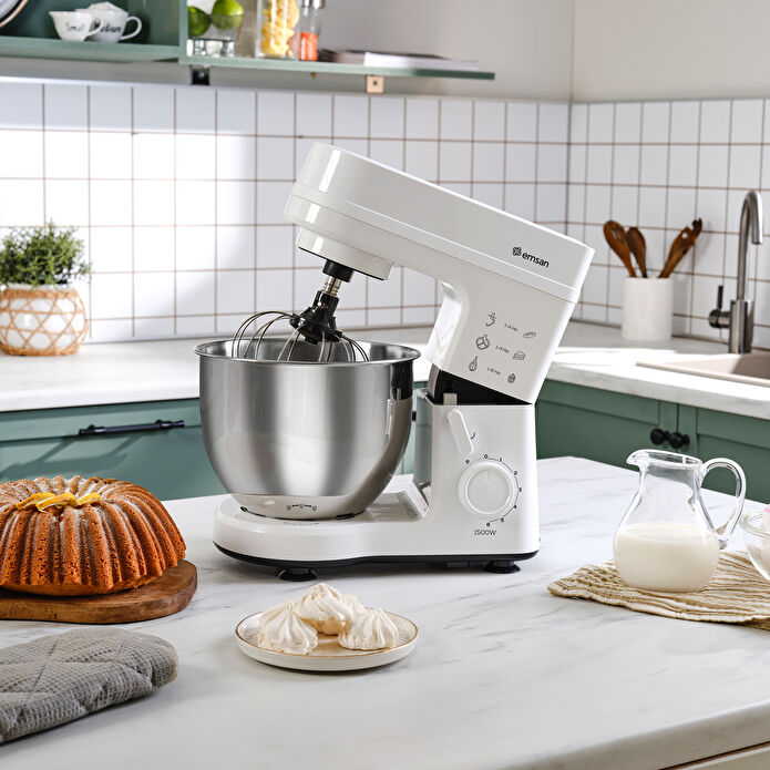 Emsan Maestrochef Stella Hamur Yoğurma Makinesi White 1500W 5L