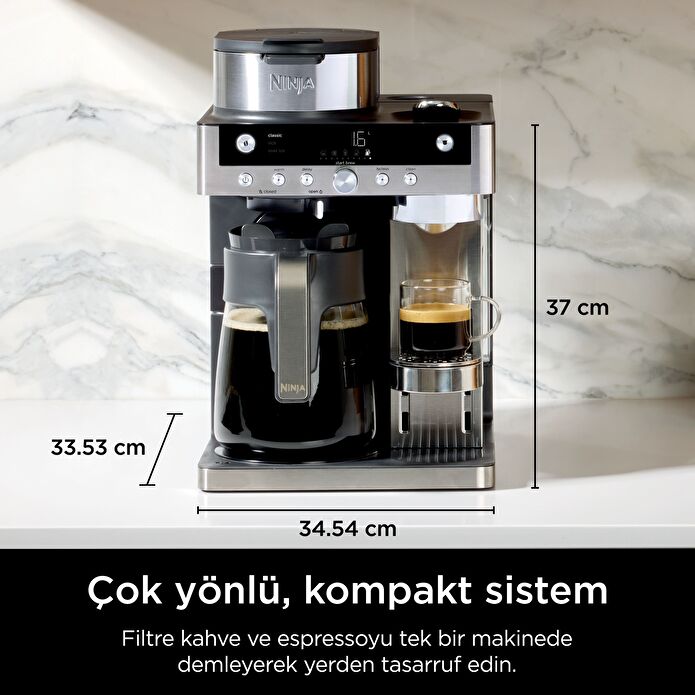 Ninja Prestige Dualbrew Filtre ve Kapsül Kahve Makinesi