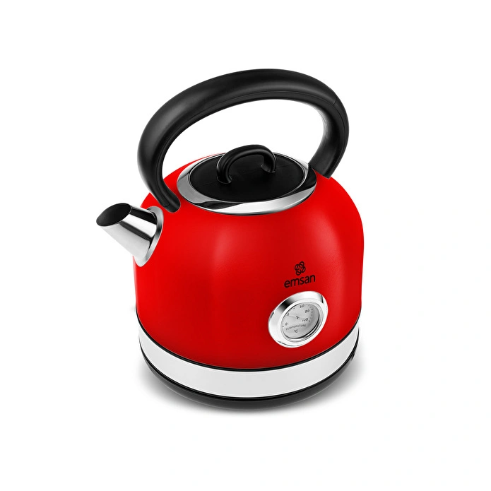 Emsan Retro Su Isıtıcısı 2202 Retro Red 2,2L 2200W