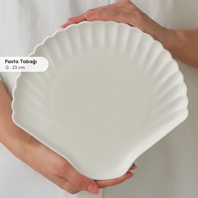 Karaca Stream Bone Ostra 34 Parça 6 Kişilik Kahvaltı Takımı