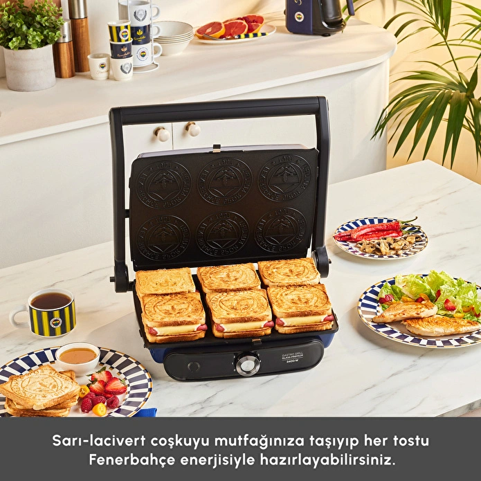 Karaca x Fenerbahçe Lisanslı Taraftar Logo Plakalı Tost Makinesi