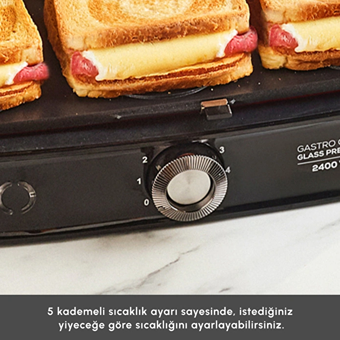 Karaca x Galatasaray Lisanslı Taraftar Logo Plakalı Tost Makinesi