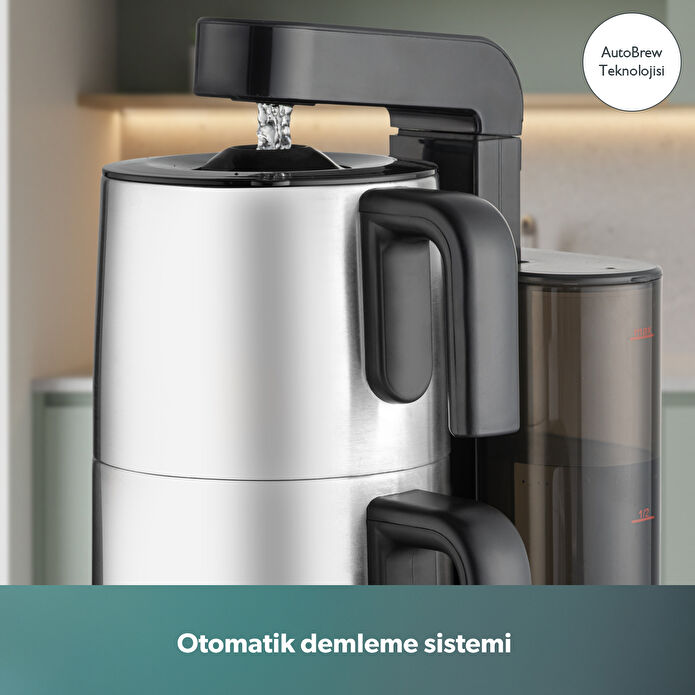 Homend Teabot 1786H Konuşan Otomatik Çay Makinesi Siyah