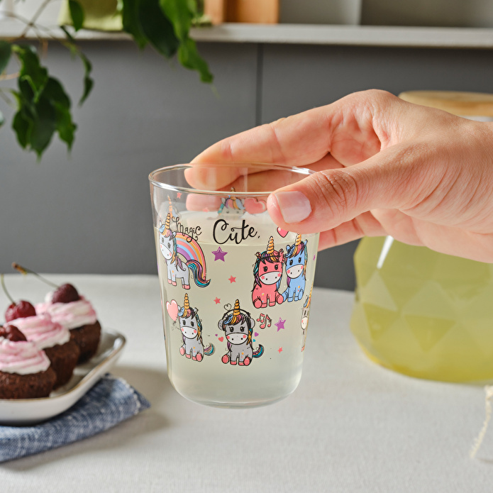 Emsan Unicorn Çocuk Meşrubat ve Su Bardağı 315 ml