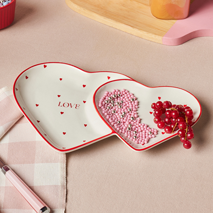 Karaca Heart To Heart Sunumluk Beyaz 26 cm