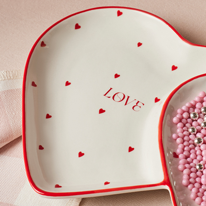 Karaca Heart To Heart Sunumluk Beyaz 26 cm