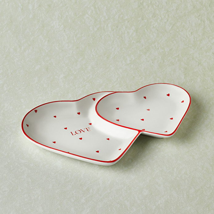 Karaca Heart To Heart Sunumluk Beyaz 26 cm