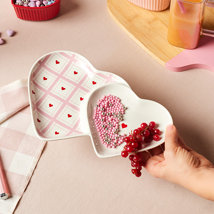Karaca Heart To Heart Sunumluk Çizgili 26 cm
