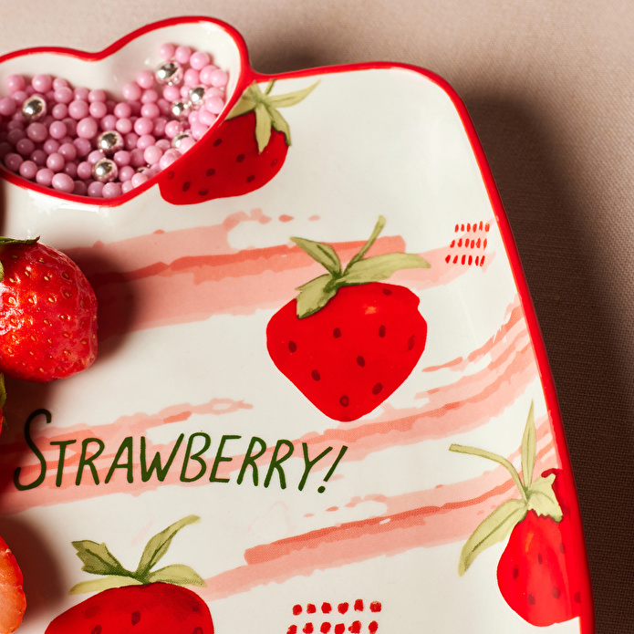 Karaca Strawberry Kalpli Sunumluk 19 cm