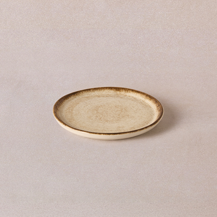Emsan Ephesus Bej Pasta Tabağı 14 cm