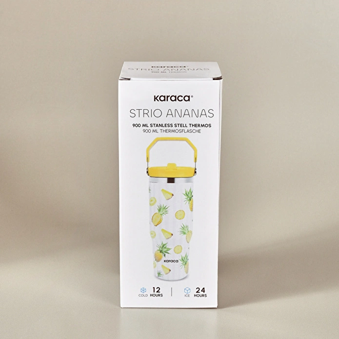 Karaca Strio Ananas Çelik Sızdırmaz Termos 900 ml